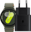 Samsung Galaxy Watch7 Grün 44 mm + Ladegerät 25 W