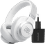 JBL Live 770NC White + BlueBuilt Quick Charge Charger with USB-A Port