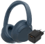 Sony WH-CH720N Blue + BlueBuilt Quick Charge Charger with USB-A Port 18W Black