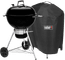 Weber Master Touch GBS E-5750 57 cm Schwarz + Weber Premium Grillabdeckung 57 cm