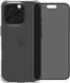 BlueBuilt Protective Back Cover iPhone 16 Pro Transparent + Privacy Screen Protector Glass