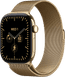 Apple Watch Series 12 Cellular 46 mm Titan Gold Milanaise Armband M/L