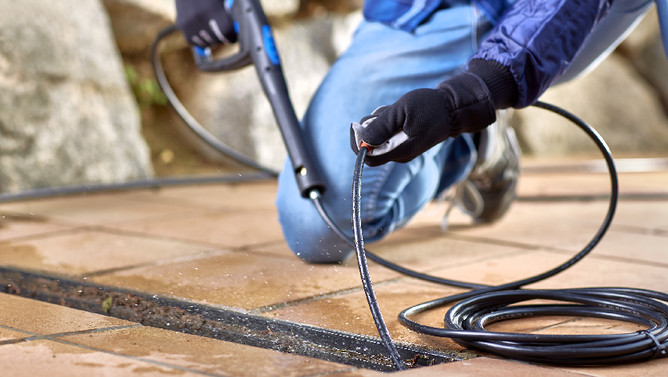 Hochdruckreiniger zur Rohrreinigung