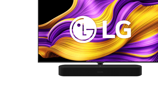 Fernseher mit Sonos Soundbar im Set