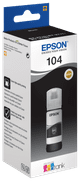 Epson 104 Ink Bottles Black Duo Pack left side