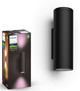 Philips Hue Appear Wall Lamp White and Color Black 3-pack front