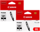 Canon CLI-581XL Cartridges Black Duo Pack Main Image