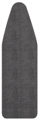 Brabantia Ironing Board Cover C, 124x45cm - Denim Black front