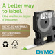 DYMO D1 12mm x 7m Black White Labels visual supplier