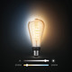 Philips Hue Filamentlampe White Ambiance Edison XL ST72/E27 produkt in gebrauch