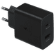 Samsung Super Fast Charging Charger with 2 USB Ports 35W Black Main Image