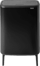 Brabantia Bo Touch Bin Hi Abfalleimer 2 x 30 Liter Matt Black Main Image