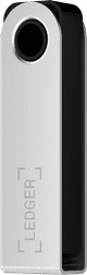 Ledger Nano S Plus Mattschwarz vorne