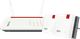 AVM FRITZ!Box 6660 Cable + FRITZ!Repeater 1200 AX (2er-Pack) Main Image