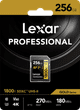 Lexar Professional SDXC 1800x GOLD 256GB 180 MB/s null