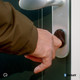 LOQED Touch Smart Lock Black product in use