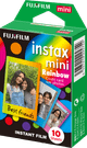 Fujifilm Instax Colorfilm Mini Rainbow (10 sheets) packaging
