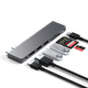 Satechi USB-C Pro Hub Slim Adapter - Space Grau produkt in gebrauch