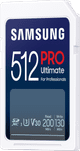 Samsung SDXC PRO Ultimate 512GB 130 MB/s + USB-Adapter rechte seite