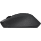 Logitech M330 Silent Plus Kabellose Maus Schwarz linke seite