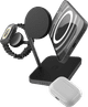 Zens 3-in-1 MagSafe und Qi2 Kabelloses Ladegerät 15 W mit Ständer und Watch Stand produkt in gebrauch