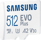 Samsung microSDXC EVO Plus 512GB Duo Pack right side