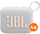 JBL Go 4 White 4-pack Main Image