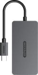Sitecom USB-C to USB-A/USB-C Hub top