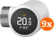 Tado Smart-Thermostatkopf X 9er-Pack (Erweiterung) Main Image
