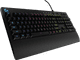 Logitech G213 Prodigy Gaming-Tastatur Qwertz linke seite