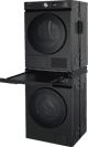 Premium BlueBuilt Universal Stacking Kit for Washing Machine and Dryer Black product in use