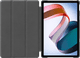 Just in Case Tri-Fold Redmi Pad SE 11 Zoll Book Case Schwarz vorne