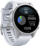 Garmin Fenix 8 Silver/White 43mm left side