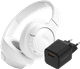 JBL Tune 720BT White + BlueBuilt Quick Charge Charger with USB-A Port 18W Black Main Image