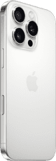 Refurbished iPhone 16 Pro 128GB White Titanium (as good as new) right side