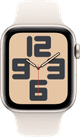 Apple Watch SE 2024 44mm Starlight Sport Band S/M front