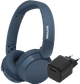 Philips TAH4209 Blau + BlueBuilt Quick-Charge-Ladegerät mit USB-A-Port 18 W Schwarz Main Image