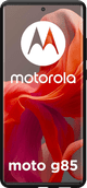Just in Case Soft Design Motorola Moto G85 Backcover Schwarz vorne
