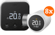 Tado Smart-Thermostat X Starterset Kabellos + 8 Thermostatköpfe Main Image