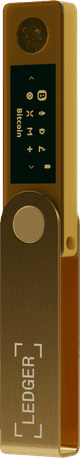 Ledger Nano X Gold right side