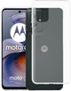 Just in Case Soft Design Motorola Moto G75 Backcover Transparent produkt in gebrauch