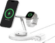 Belkin Boost Charge Pro MagSafe and Qi2 3-in-1 Wireless Charger 15W with Stand White front