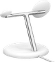 Belkin Boost Charge Pro MagSafe and Qi2 3-in-1 Wireless Charger 15W with Stand White back
