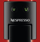 De'Longhi Nespresso Essenza Mini EN85.R + Pierre Milk Frother right side