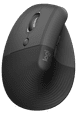 Logitech Lift Vertical Ergonomic Mouse Left-Handed Black Main Image