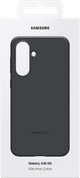 Samsung Galaxy A36 Backcover aus Silikon Schwarz verpackung