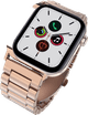 Just in Case Edelstahl-Armband Roségold für Apple Watch 40/41/42 mm oberseite