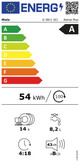 Miele G 5811 SCi Active Plus Gray energy label