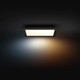 Philips Hue Aurelle White Ambiance Viereckig Klein Schwarz vorne