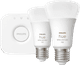 Philips Hue White & Color Starterset mit 2 Lampen + Bridge vorne